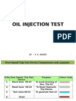 Oil Injection Test: by - K. K. Anand