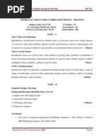 Download CIVIL-VI-HYDRAULIC STRUCTURES AND  IRRIGATION DESIGN-DRAWIN 10CV65-NOTESpdf by Ravi Kumar SN271218703 doc pdf