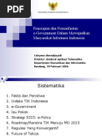 Penerapan Dan Pemanfaatan E-Government Dalam Mewujudkan Masyarakat Informasi Indonesia