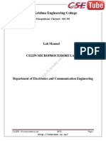 Cs2309 Microprocessor-Lab Skec