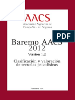 Baremo DE LA ASOCIACION ARG DE COMPAÑIAS DE SEGUROS PDF