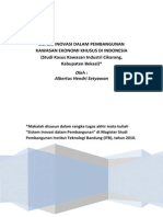 Makalah Sistem Inovasi Dalam Pembangunan Kawasan Ekonomi Khusus