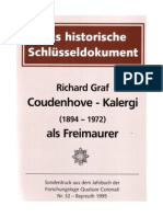 Coudenhove Kalergi - Als Freimaurer - English Translation(Not Perfect) - Cudenhove-Kalergi, Richard