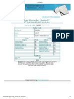 Board of Intermediate Education, A.P. 2 Year General Results March 2015