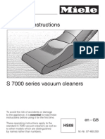 Miele S7210 Vacuum