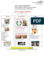 Brochure Podologie (Centre de Podologie)