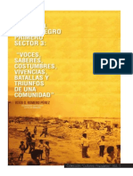 Libro Historia Local Del Barrio Negro Primero - Julio 2013