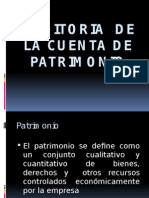 Auditoria de La Cuenta de Patrimonio