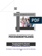 Lect. Asociada Psicogerontología