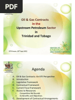 Oil and Gas Contracts in Trinidad and Tobago Heidi Wong