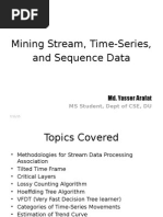 Stream, Time, Sequence Mining