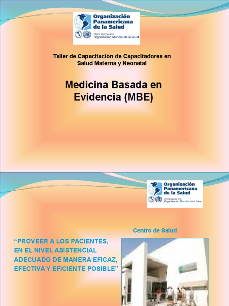 Medicina Basada en La Evidencia | PDF | Evidencia basada en medicina ...