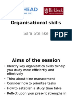 Organisational Skills