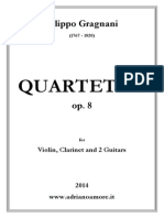 Filippo Gragnani Quartetto Op 8 