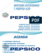 Information Systems at Pepsi Co