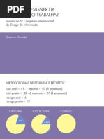 Como o designer da informação trabalha.