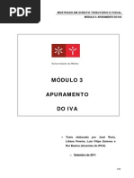 Mestrado Iva Apuramento