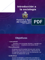 Factores y agentes del cambio social