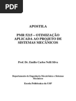 Otimização Aplicada Ao Projeto de Sistemas Mecânicos