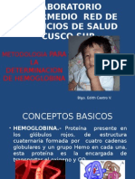 Capacitacion Toma de Muestra y Manejo de Hemoglobinometro 2014