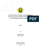 Studi Pengobatan Penderita Sindrom Koroner Akut (Ska) Rawat Inap Di RSD Dr. Soebandi Jember Selama Periode Januari - Desember 2011