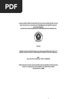 Download Analisis Pengaruh Kualitas Produk Dan Kualitas Layanan Terhadap Kepuasan Konsumen by widysulistianto SN271296973 doc pdf