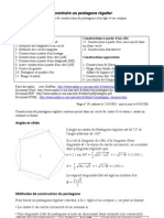 Construire Un Pentagone Régulier