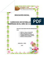 Ejercicios Estimulación Niños 1 a 2 Años