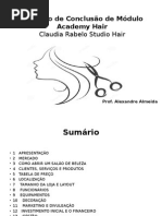 Trabalho de Conclusão de Módulo Academy Hair