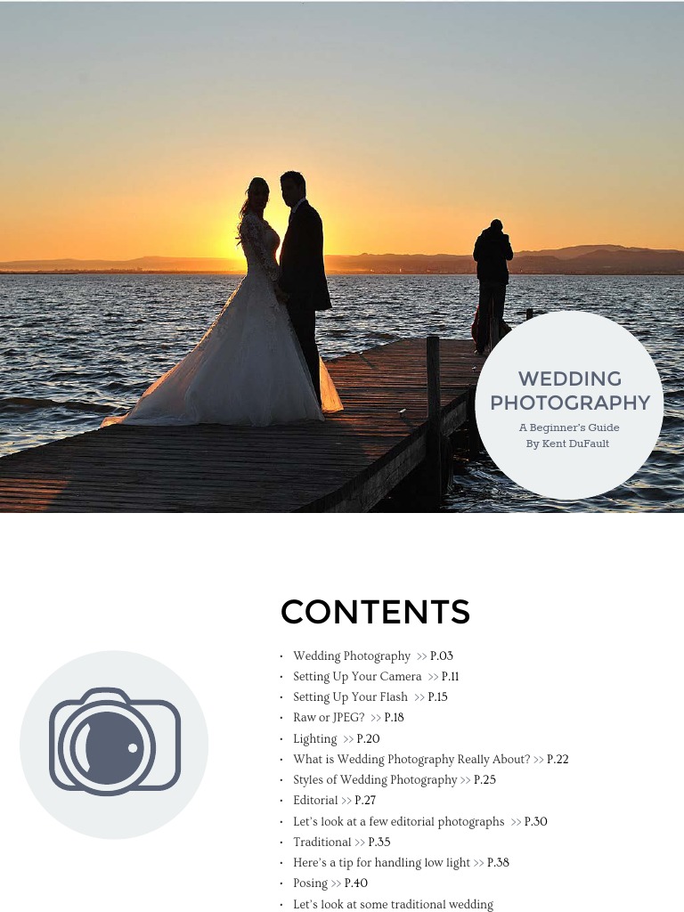 Wedding Photography ShortGuide PDF | PDF | Camera Lens | Flash (Photography), image size:768x1024