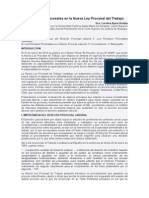 Los Principios Procesales en La Nueva Ley Procesal Del Trabajo