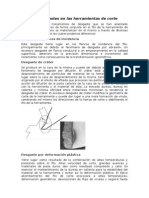 Tipos de Desgastes en Las Herramientas de Corte