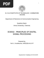 DSP - Ece - 5th Sem (2mark Q&A)