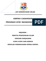 Kertas Kerja Ihya - Ramadhan