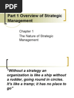 Part 1 Overview of Strategic Management