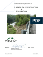 Soil Slope Stability Investigation and Evaluation 