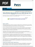 Setup Windows Server 2012 R2 As An iSCSI Storage Server PDF