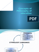 2 Basic Concepts of Philosophy of Education