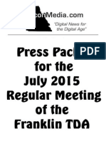 Press Packet July 2015 Franklin TDA