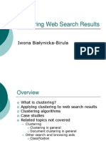 Clustering Web Search Results: Iwona Białynicka-Birula