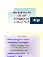 Perkembangan Sistem Pendidikan Di Malaysia