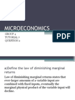 Microeconomics: Group 4 Tutorial 7
