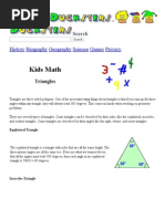 Kids Math - Triangles