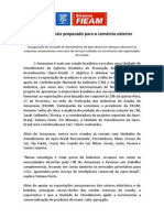 Amazonas Mais Preparado Para o Comércio Exterior