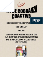 Ley Cobranza Coactiva Modificada