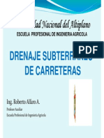 drenaje subterraneo carreteras