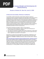 MOMA. Conservation Issues of Modern and Contemporary Art_meeting_jun08