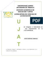 Tema 14 LA EDUCACIÓN INDÍGENA E INTERCULTURAL EN MÉXICO Y SUS IMPLICACIONES EN LA CONSTRUCCIÓN DE CIUDADANÍAS