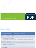 03 - SQL Server Data Types and Functions
