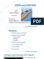 Dynamics and Control: Pedro Albertos